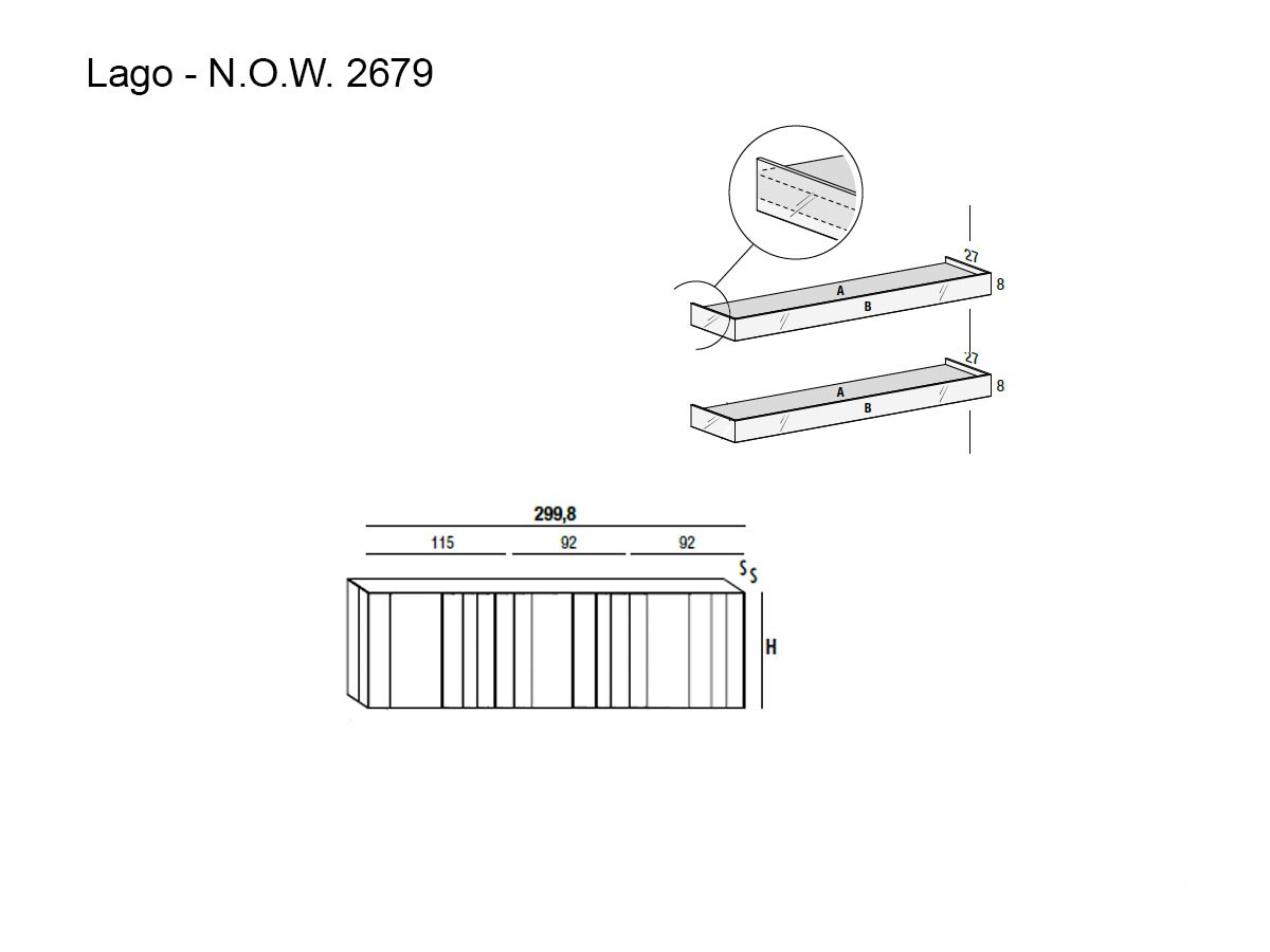 Lago Now Wall Unit 2679