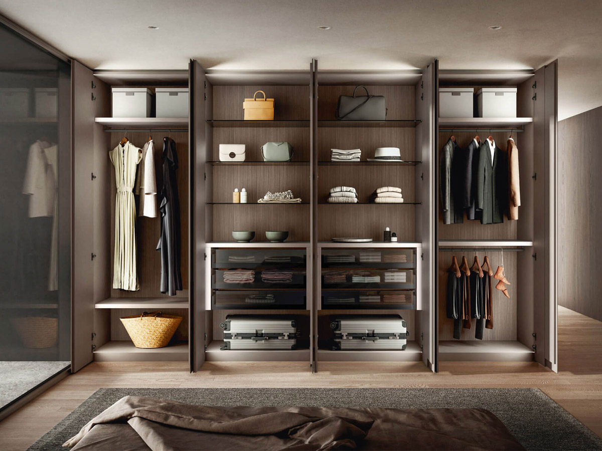 Lago N O W 3 Doors Wardrobe L 308 Cm