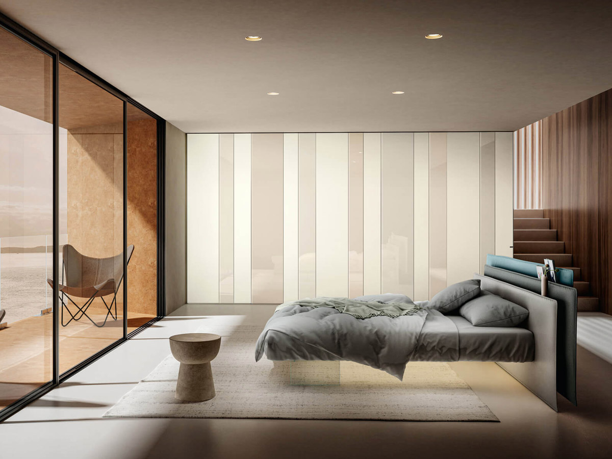 Lago N O W 3 Doors Wardrobe L 308 Cm
