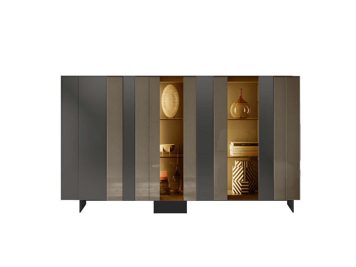 Lago N O W Ns 2009 Havana Sideboard Glass Gloss