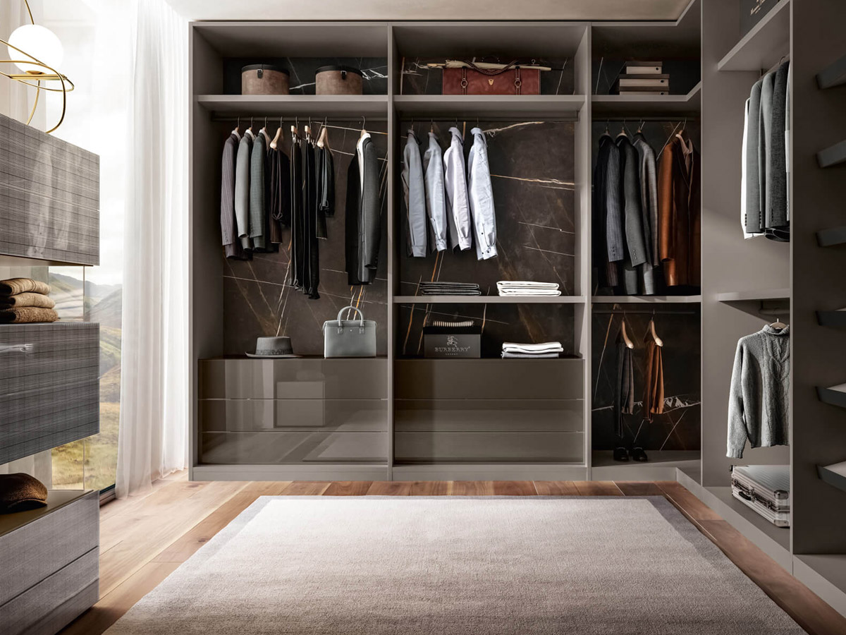 Lago Outfit Walk In Wardrobe L 654 Cm