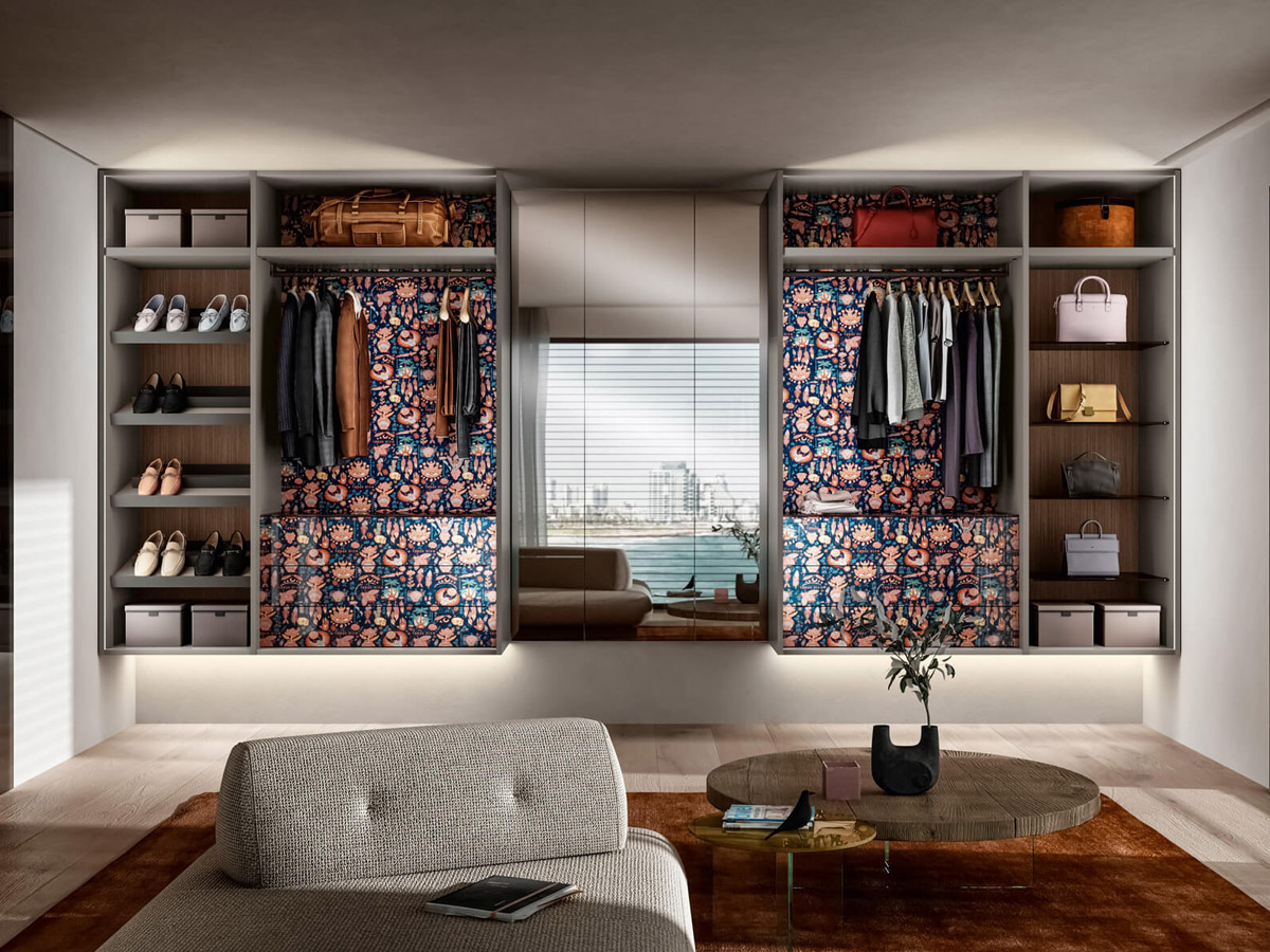 Lago Outfit Walk In Wardrobe L 654 Cm