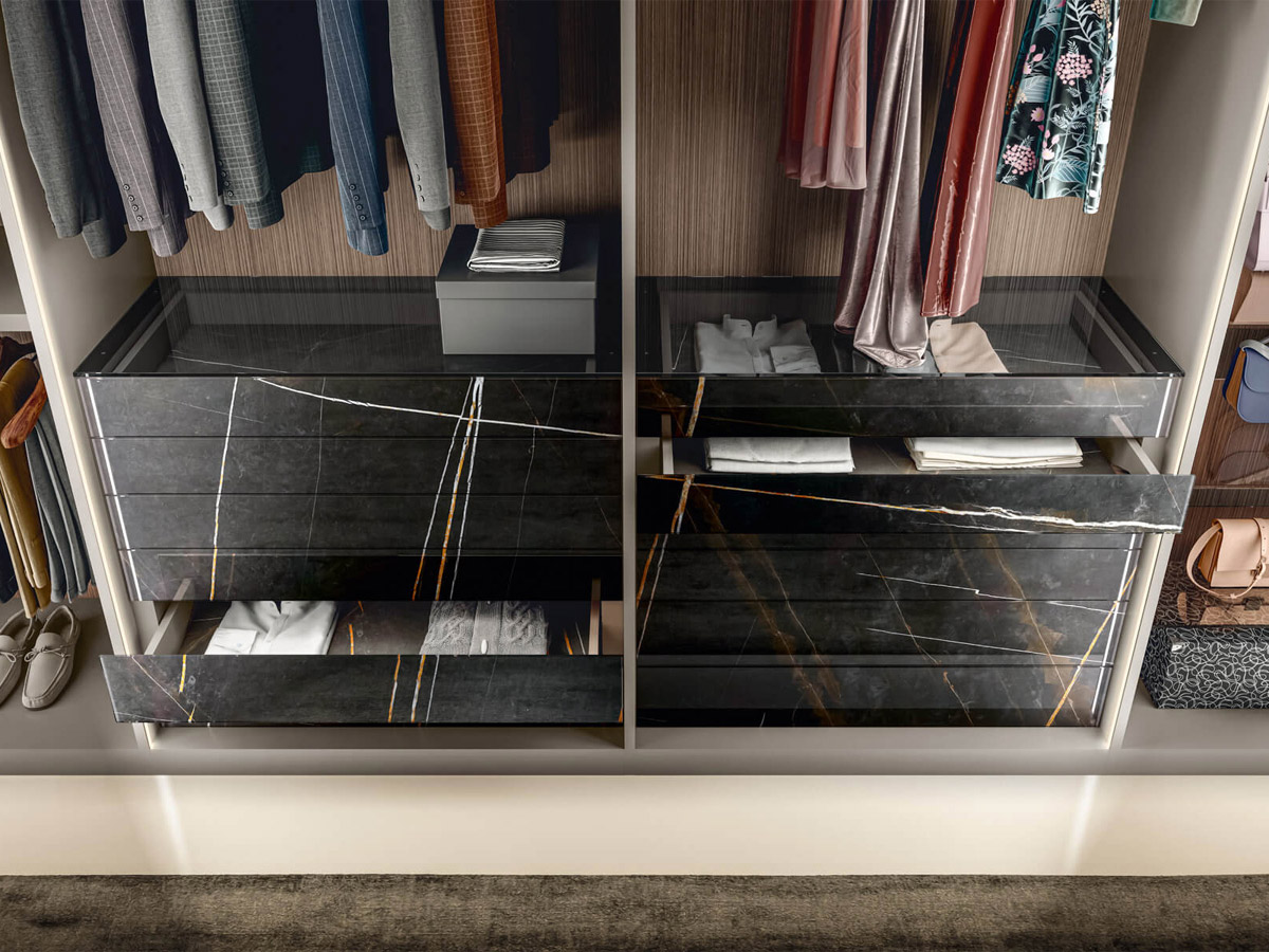 Lago Outfit Walk In Wardrobe L 654 Cm
