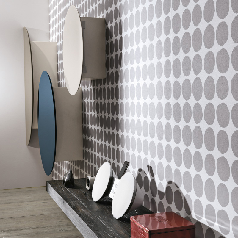 Lago Punto Wall Mirror With Storage O 99 Cm White