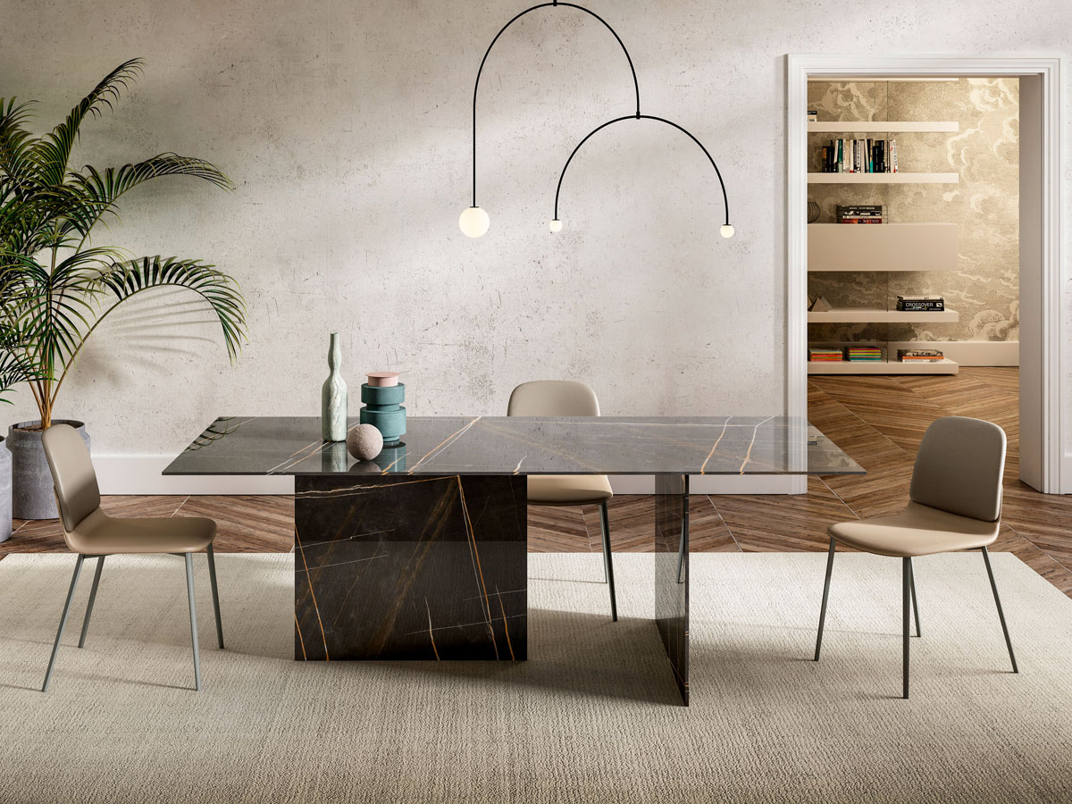 Lago Stratum Xglass Table