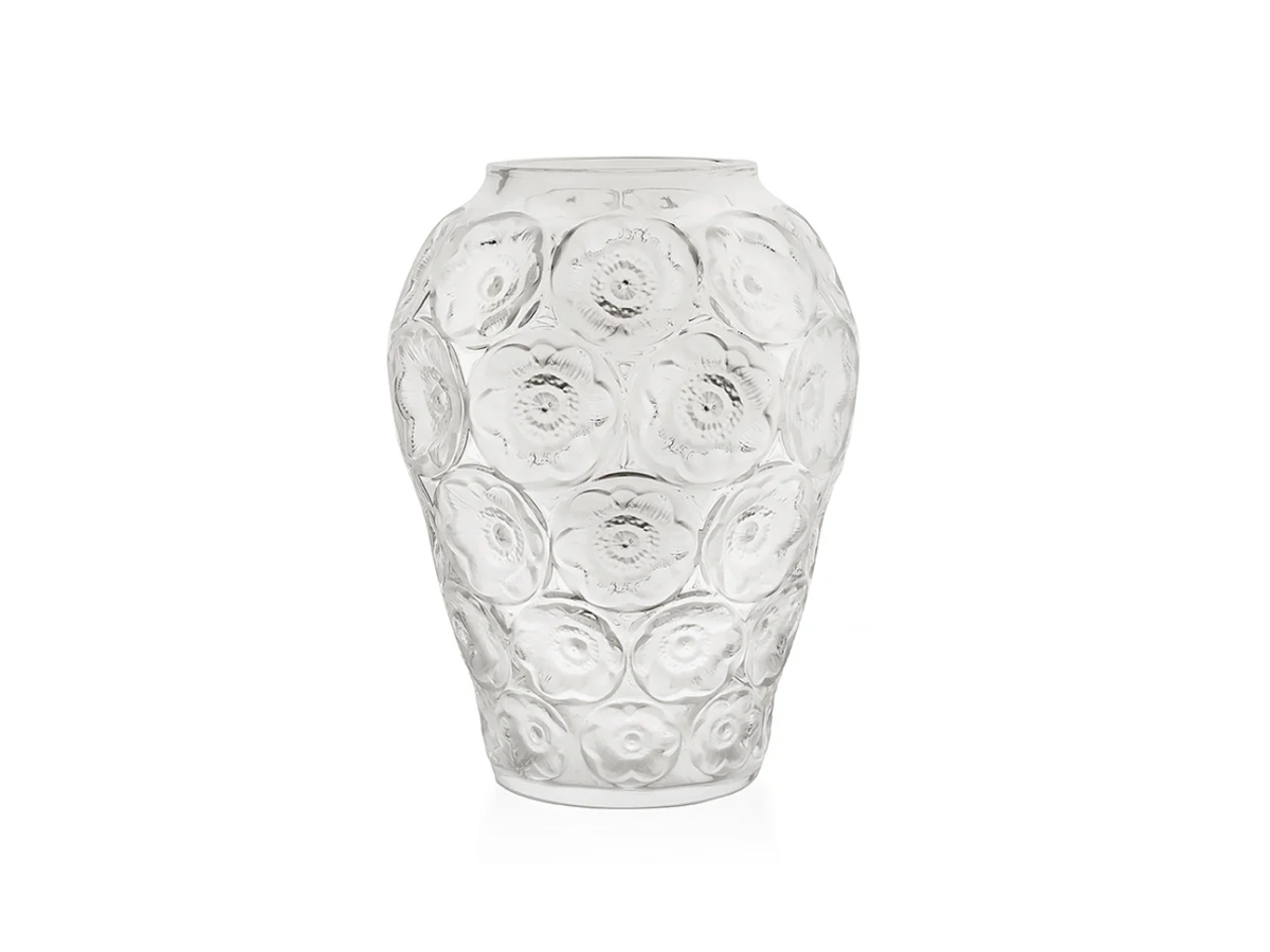 Lalique Anemones Vase