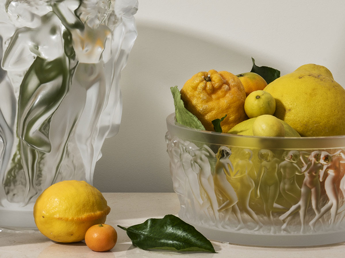 Lalique Bacchantes Bowl Clear