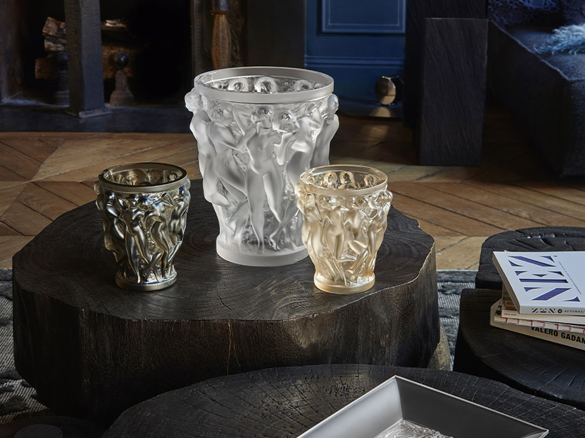 Lalique Bacchantes Small Vase