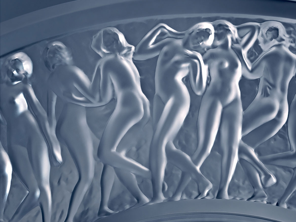 Lalique Bacchantes Bowl Clear