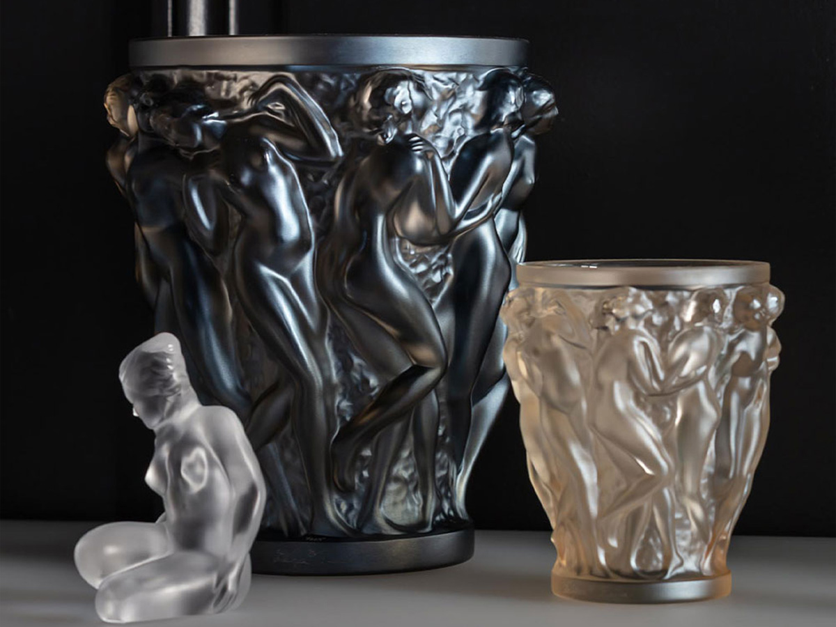Lalique Bacchantes Vase