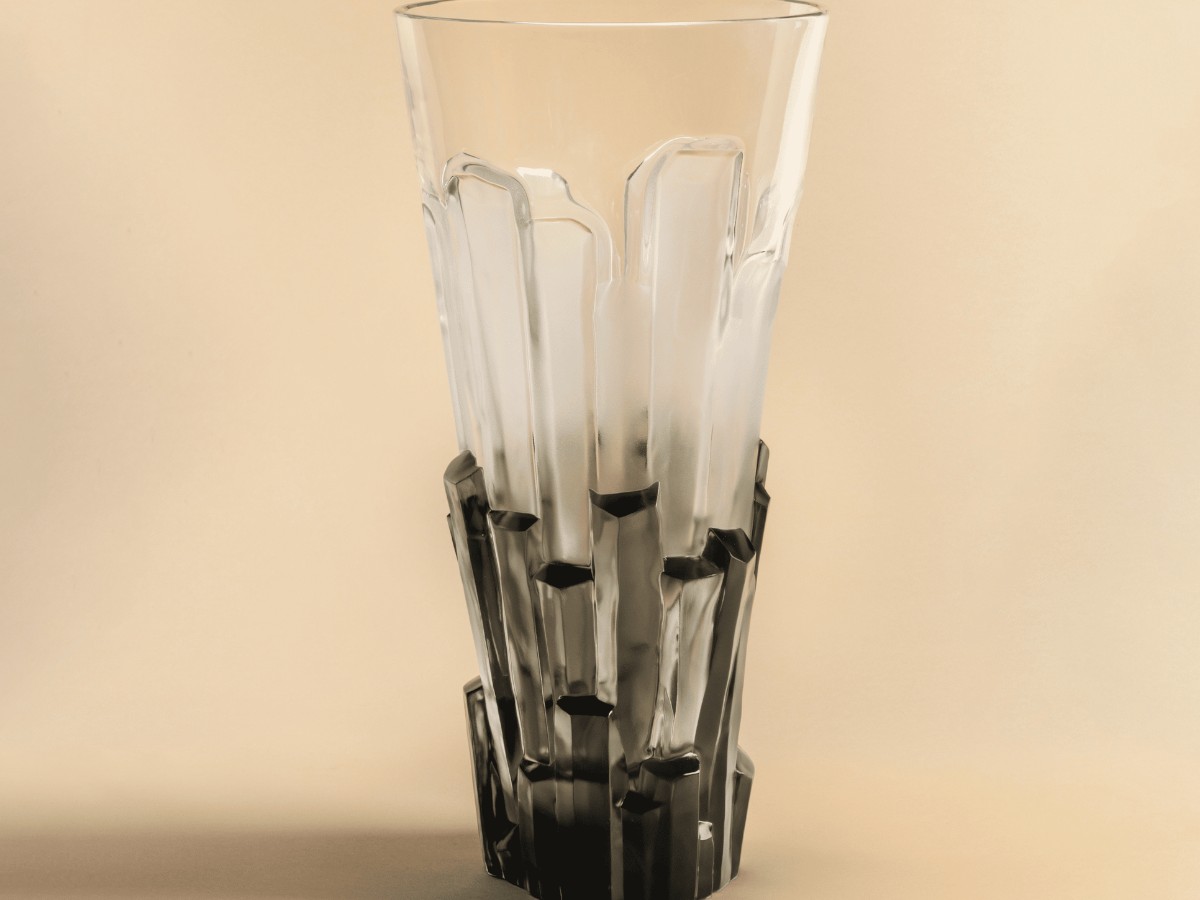 Lalique Basalte Vase