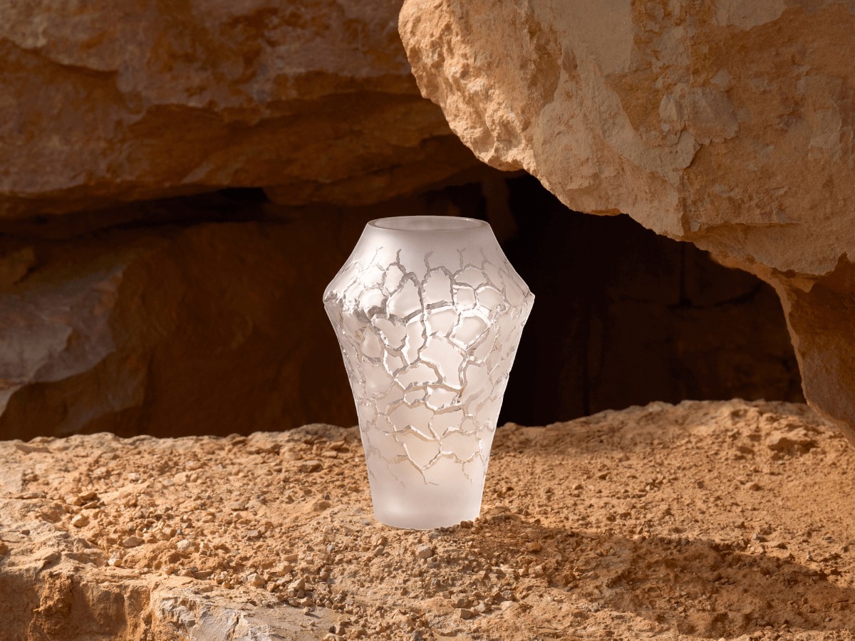 Lalique Caldera Vase
