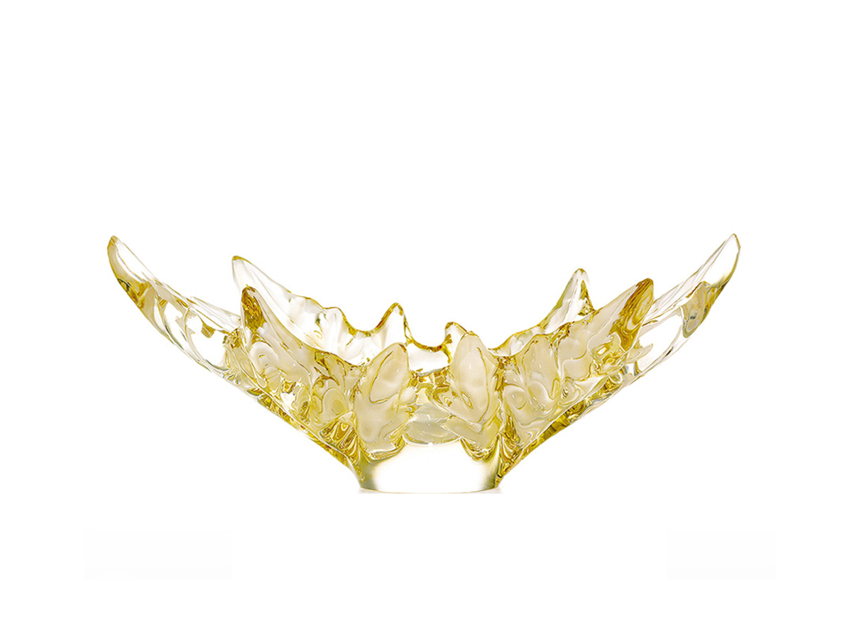 Lalique Champs Elysees Bowl Gold Luster