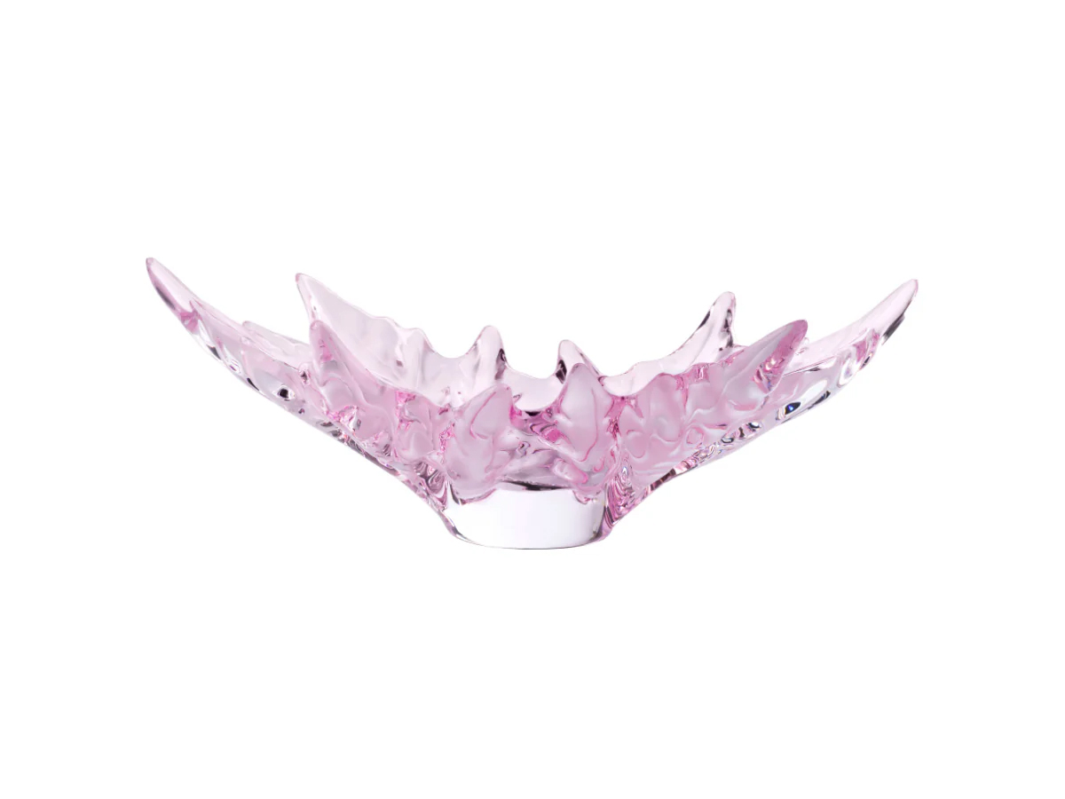 Lalique Champs Elysees Bowl Pink Luster