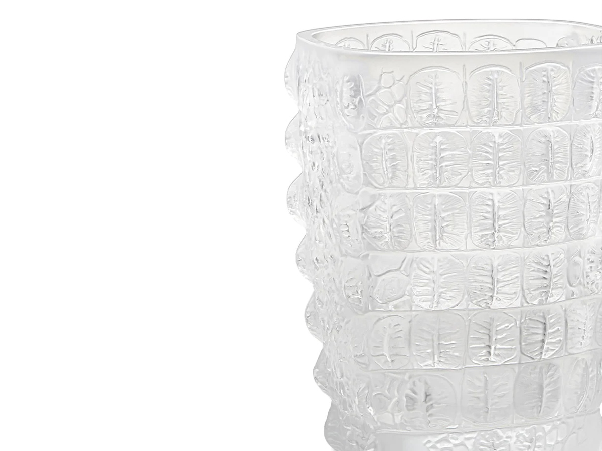 Lalique Croco Vase