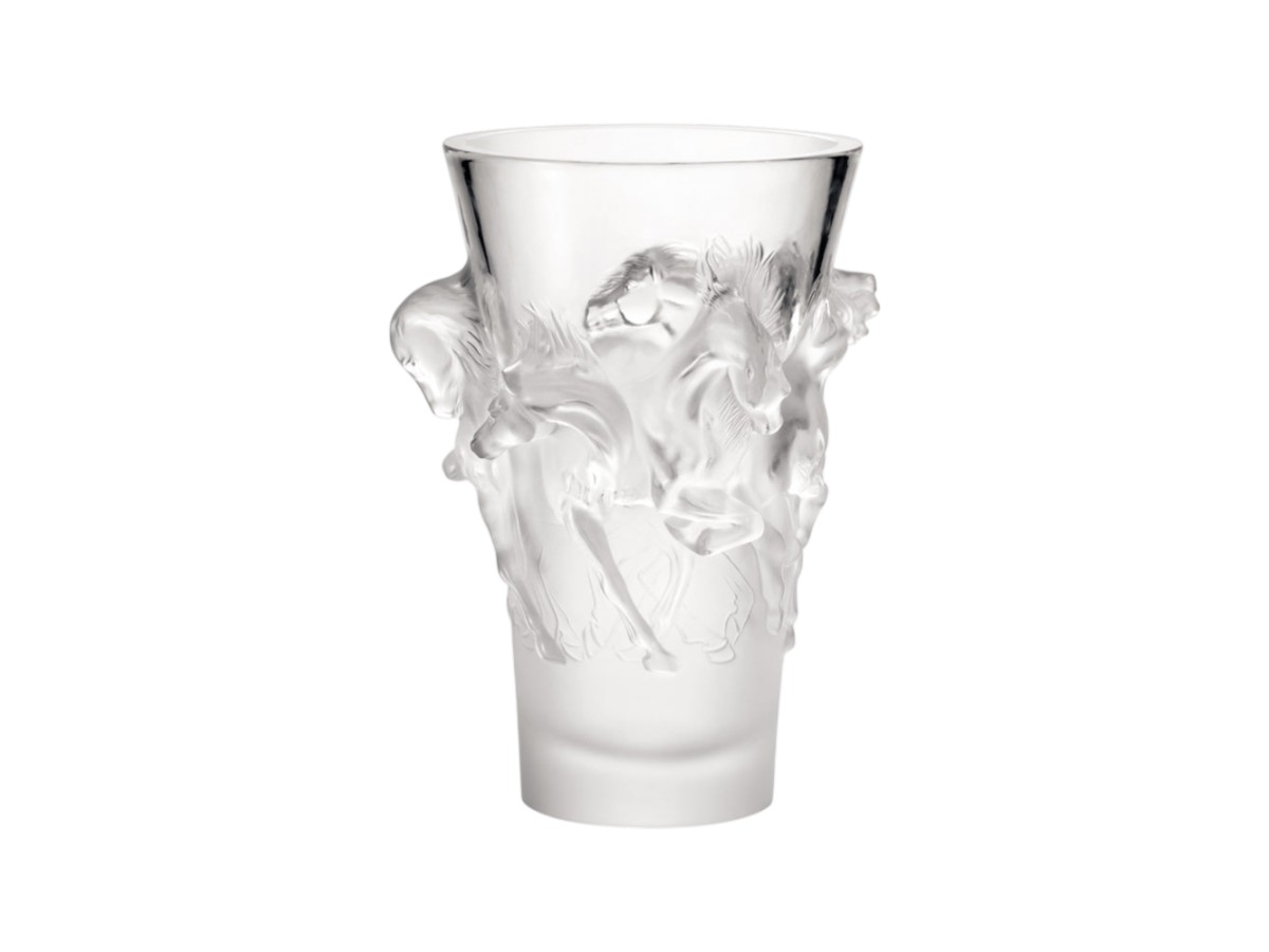 Lalique Equus Vase