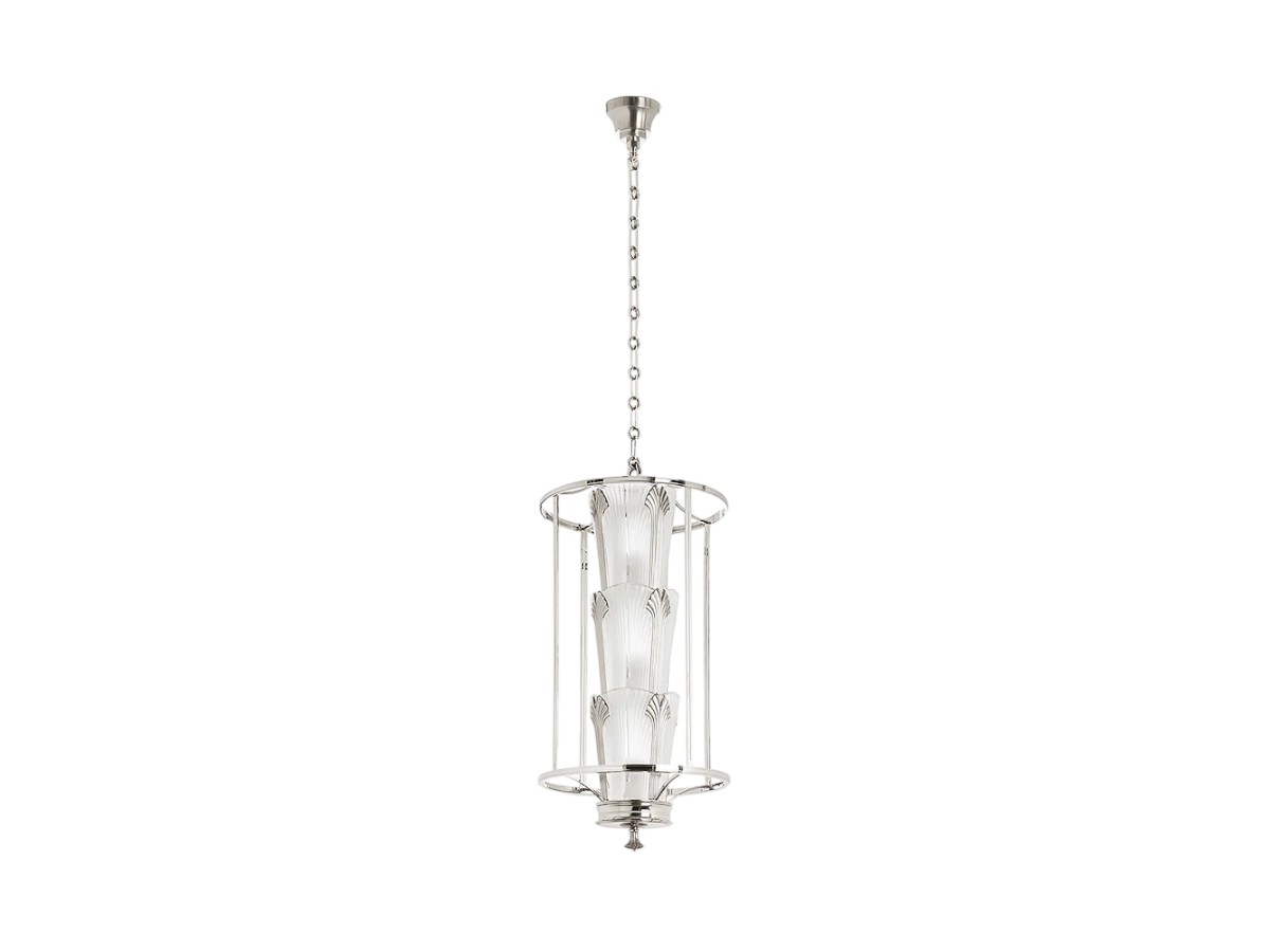 Lalique Ginkgo Lantern Ceiling Lamp