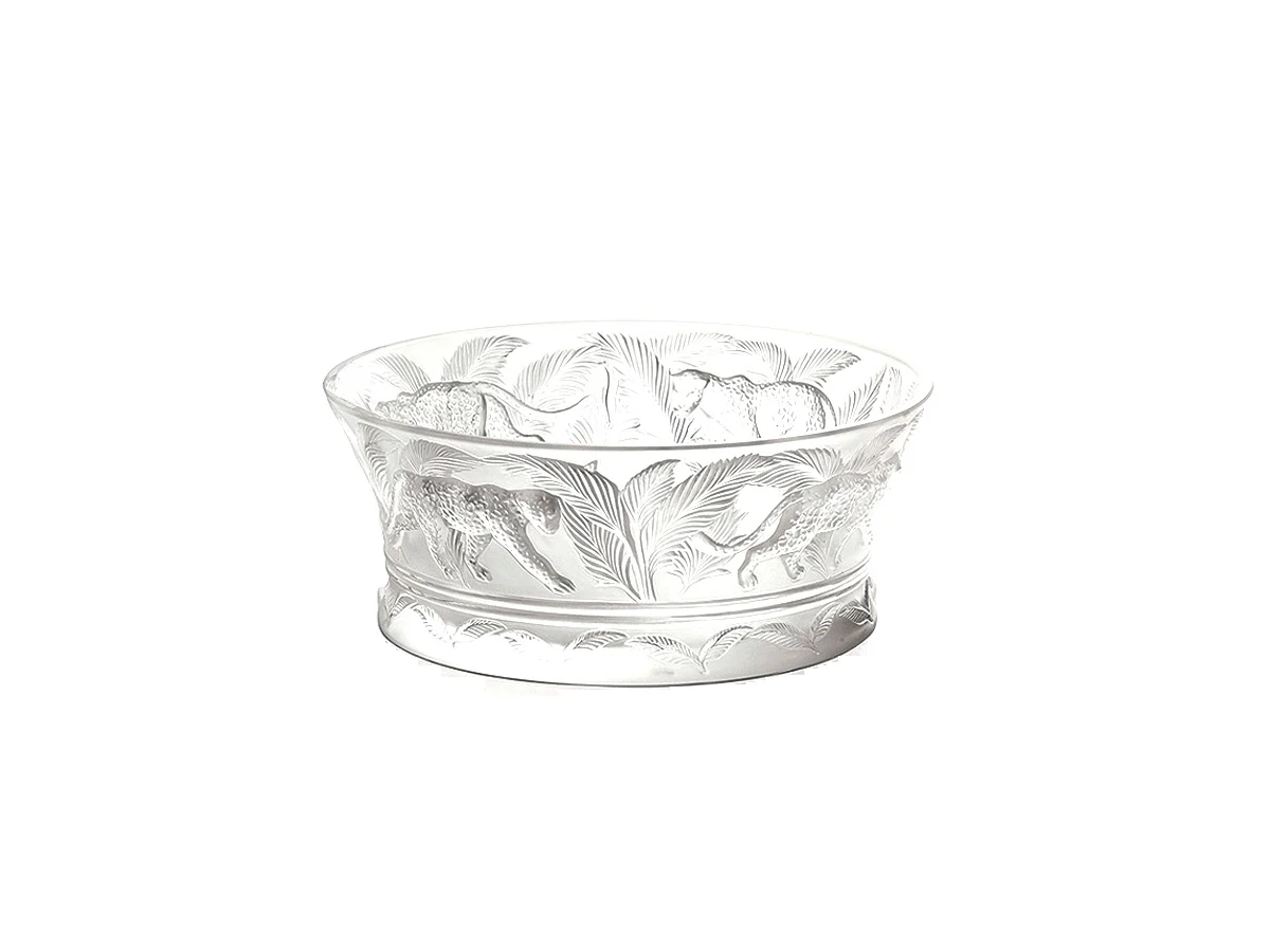 Lalique Jungle Bowl Decorative Object