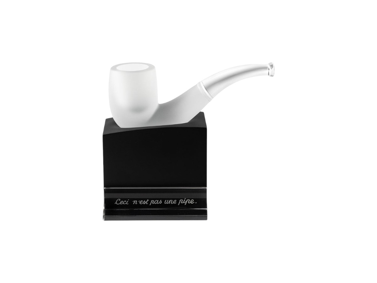 Lalique Magritte Pipe Decorative Object