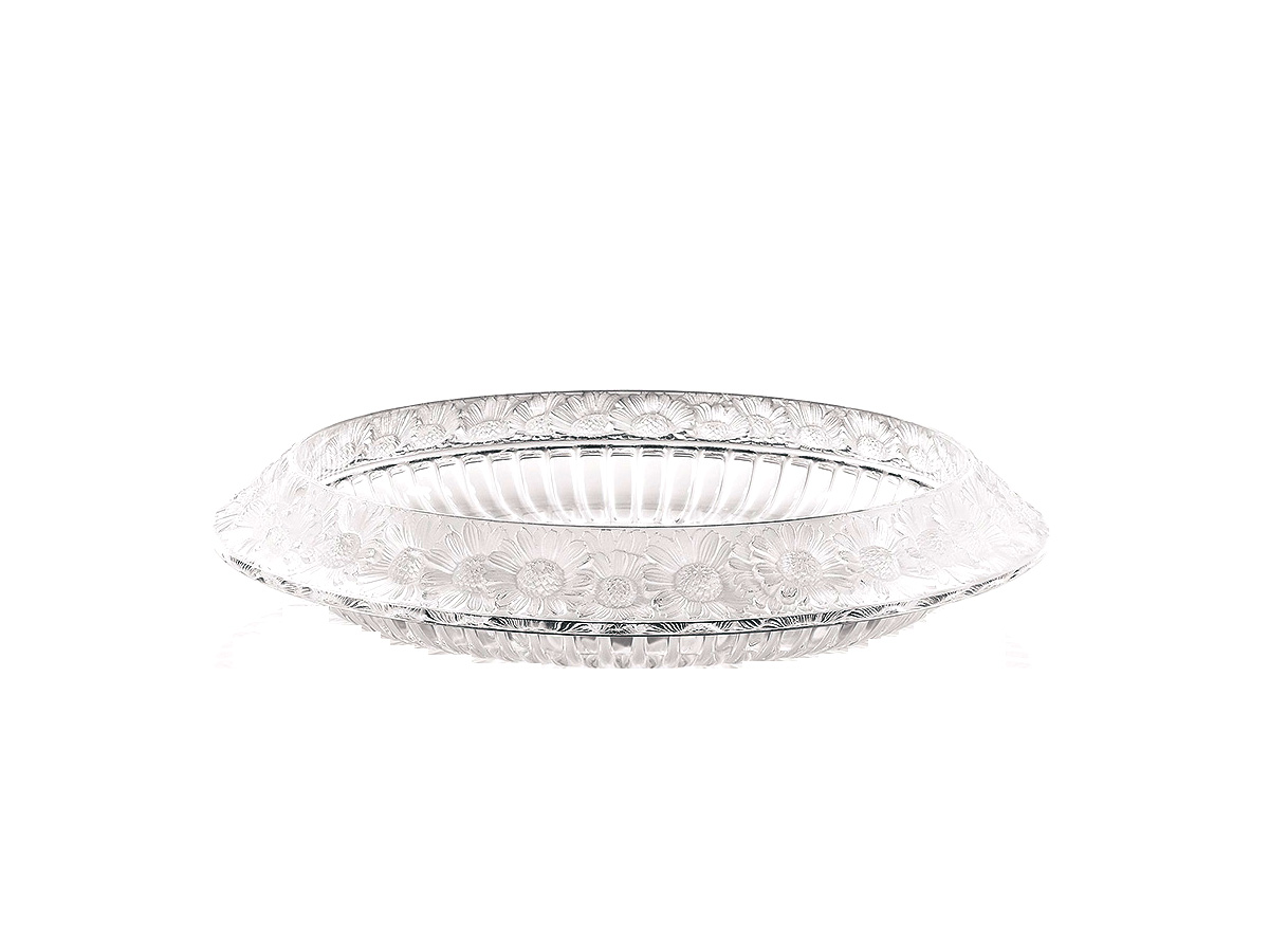 Lalique Marguerites Bowl Decorative Object