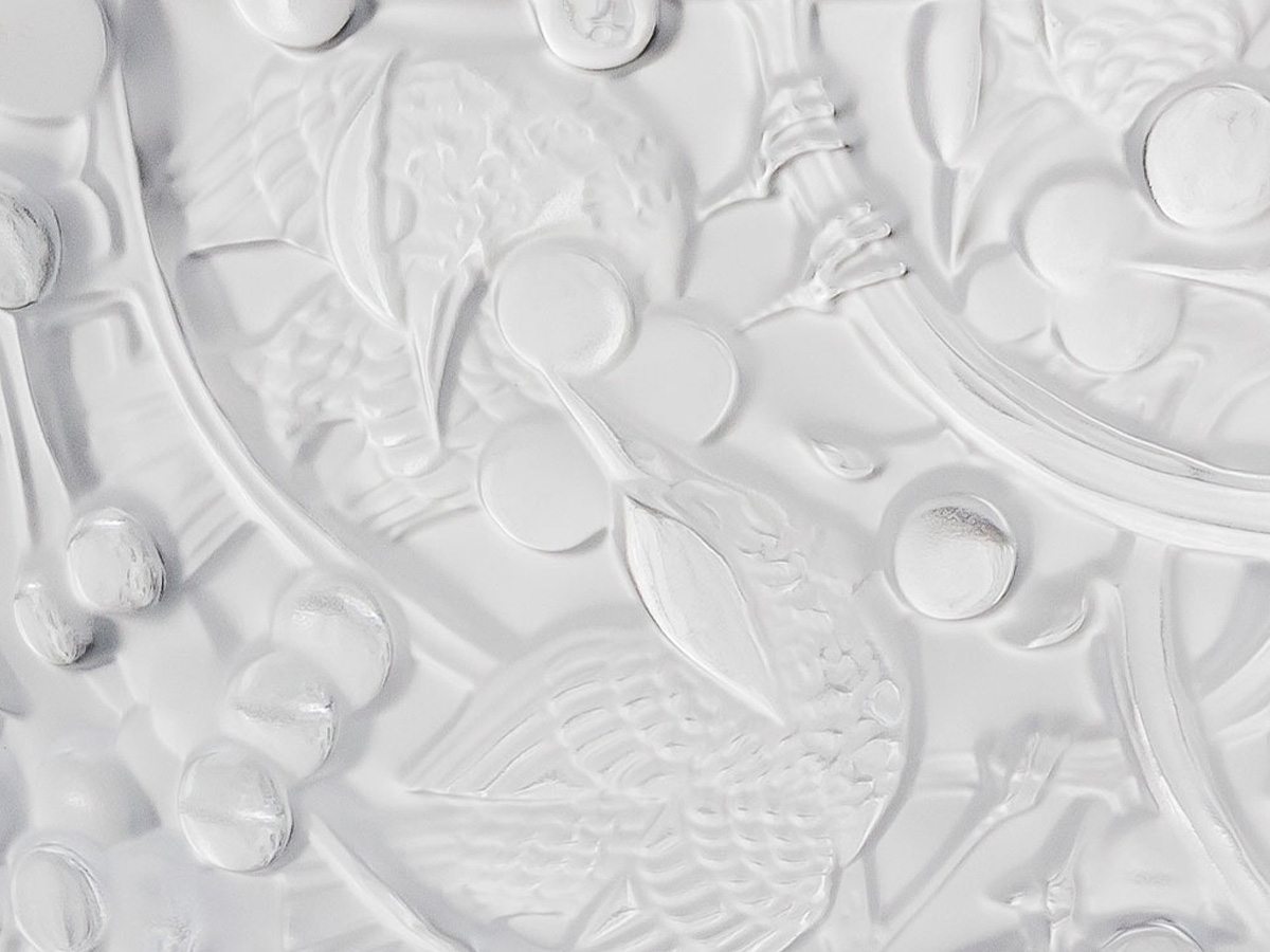 Lalique Merles Et Raisins Bowl