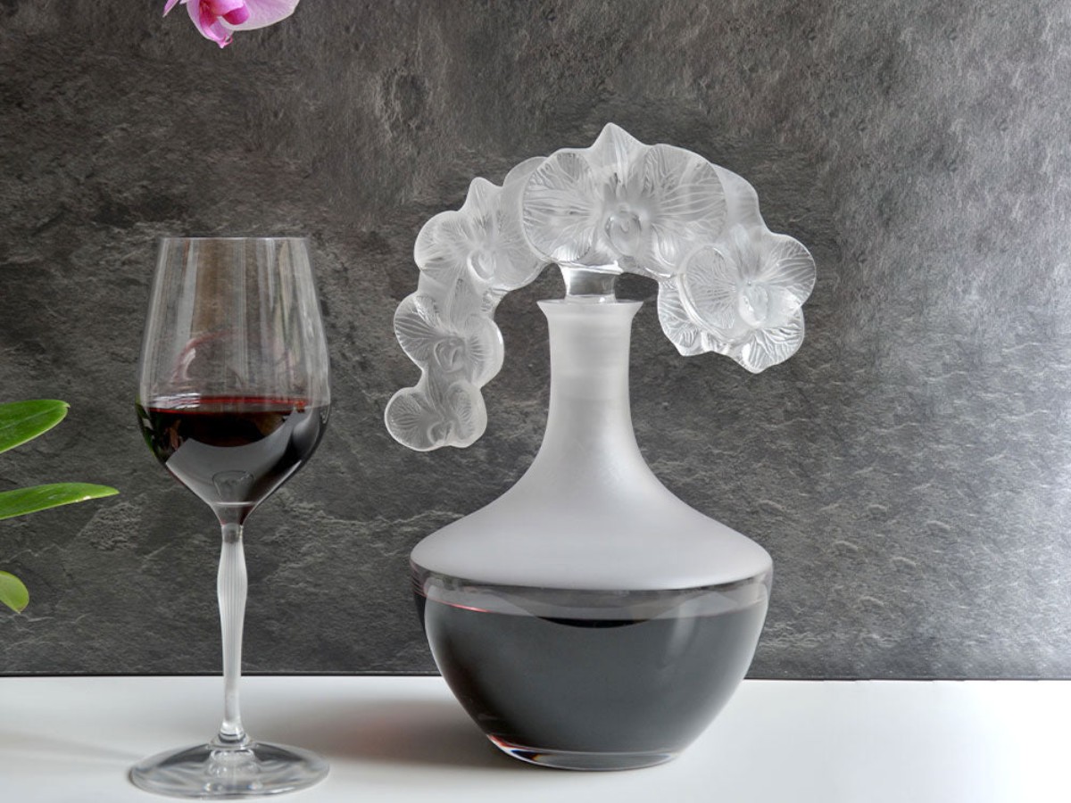 Lalique Orchidee Decanter