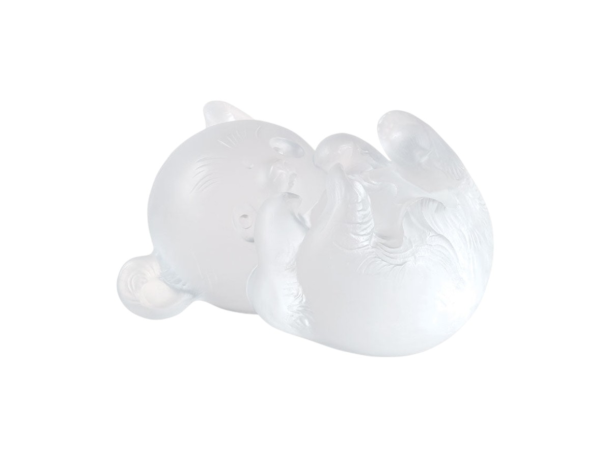 Lalique Panda Lying Decorative Object L 30 Cm