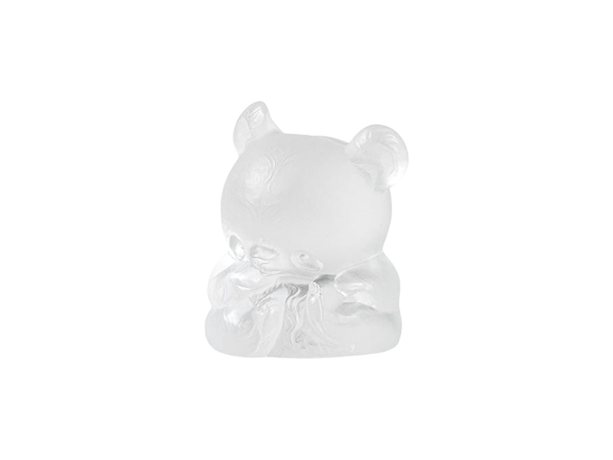 Lalique Small Panda Sitting Decorative Object