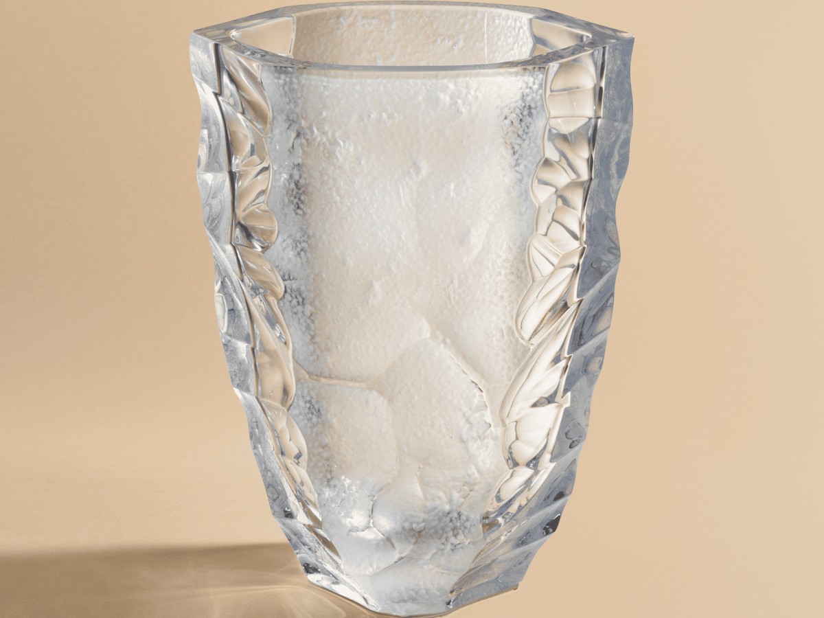 Lalique Silex Vase Large