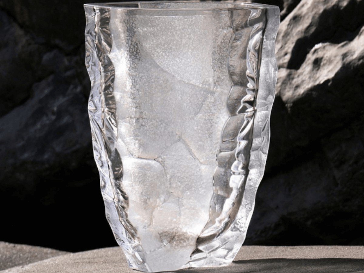 Lalique Silex Vase Large