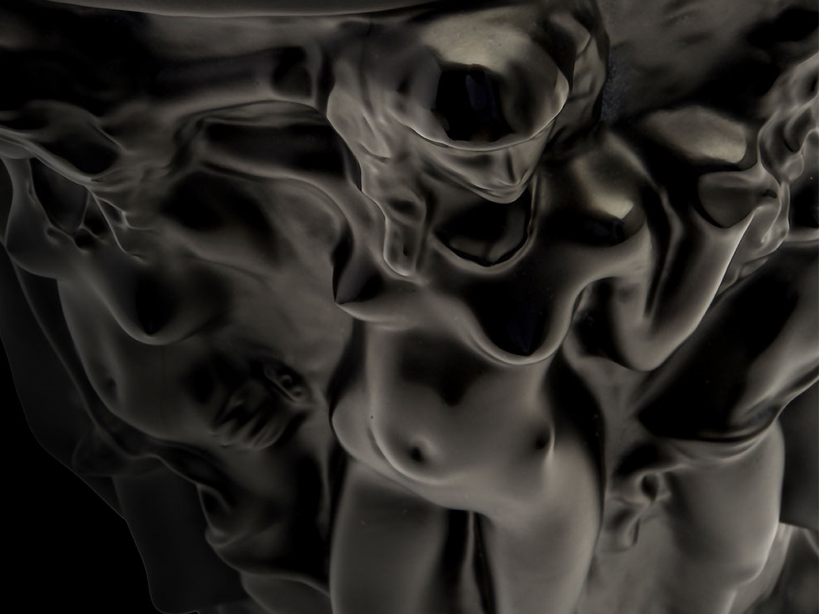 Lalique Sirenes Vase 48999