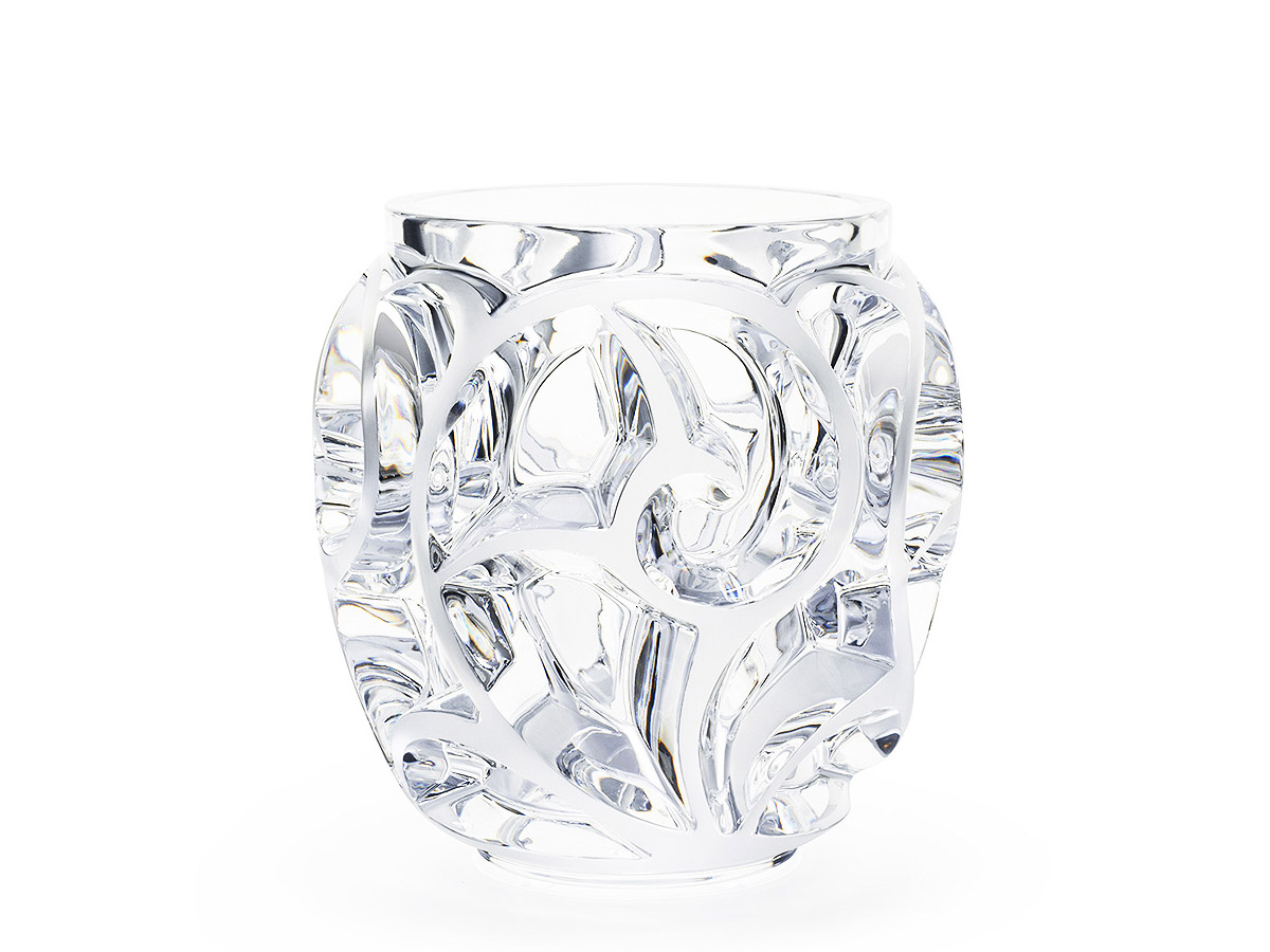 Lalique Tourbillons Grand Vase Clear