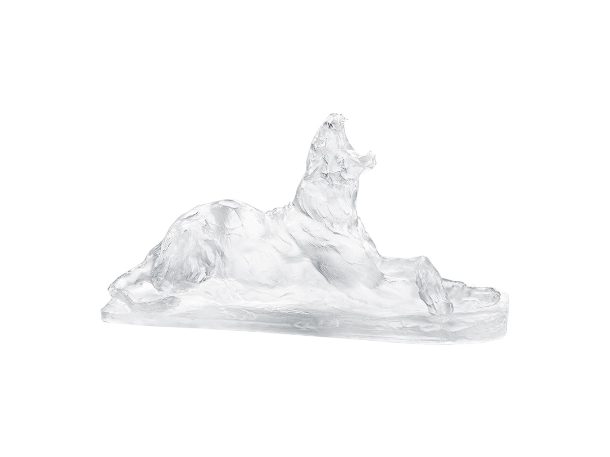Lalique Yawning Lioness Decorative Object
