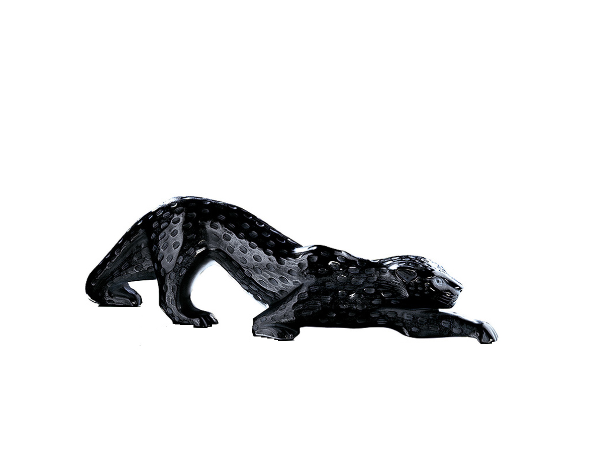 Lalique Zeila Panther Large Sculpture Decorative Object