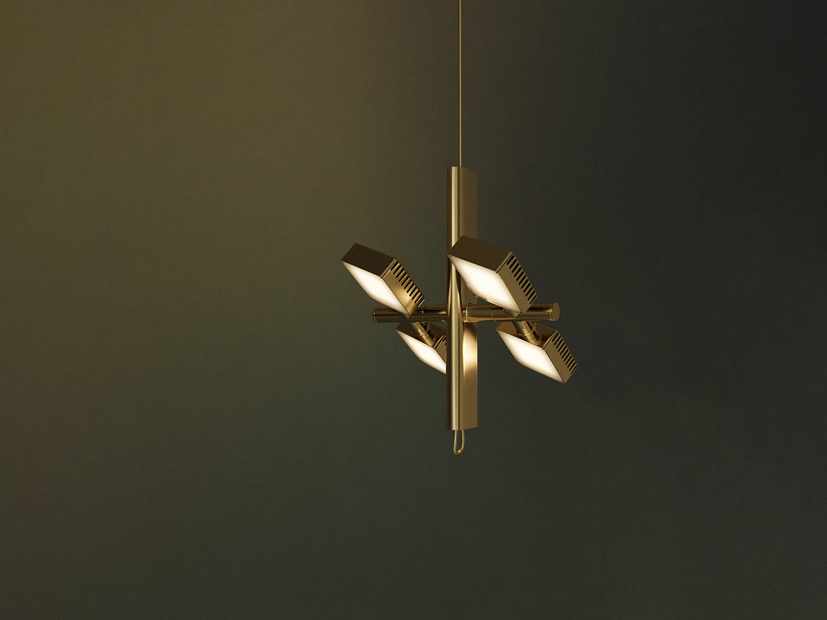 Lambert Fils Dorval Atelier Suspension Lamp