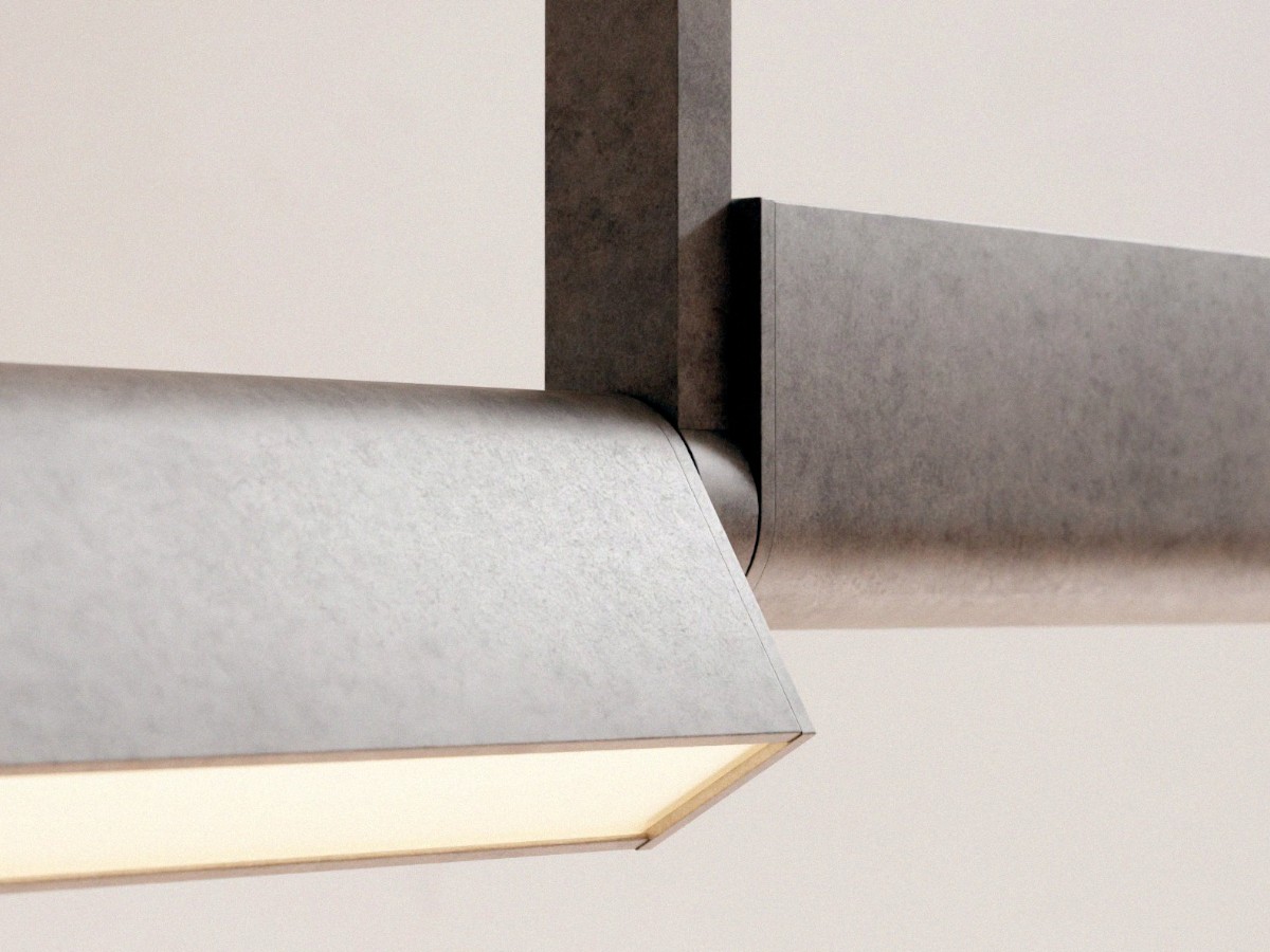 Lambert Fils Ipo 05 Suspension Lamp H 66 Cm L35 Cm