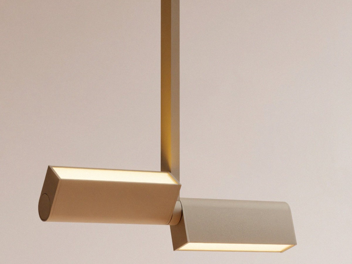 Lambert Fils Ipo 05 Suspension Lamp H 66 Cm L35 Cm