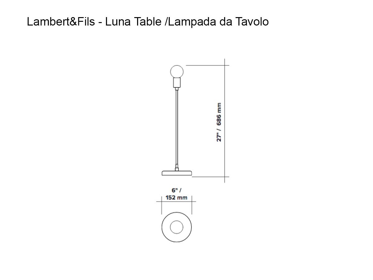 Lambert Fils Luna Table Lamp