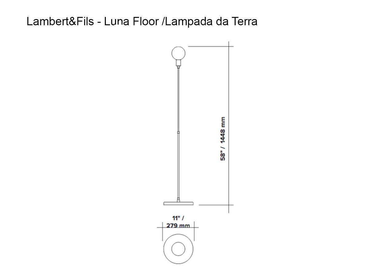 Lambert Fils Luna Floor Lamp
