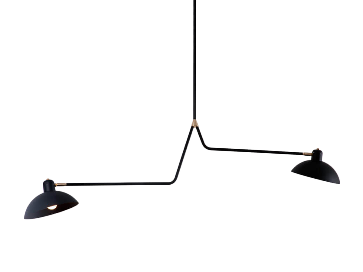 Lambert Fils Waldorf Double Suspension Lamp
