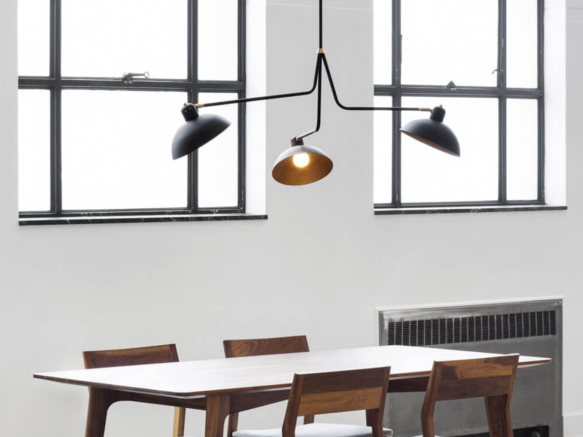 Lambert Fils Waldorf Triple Suspension Lamp