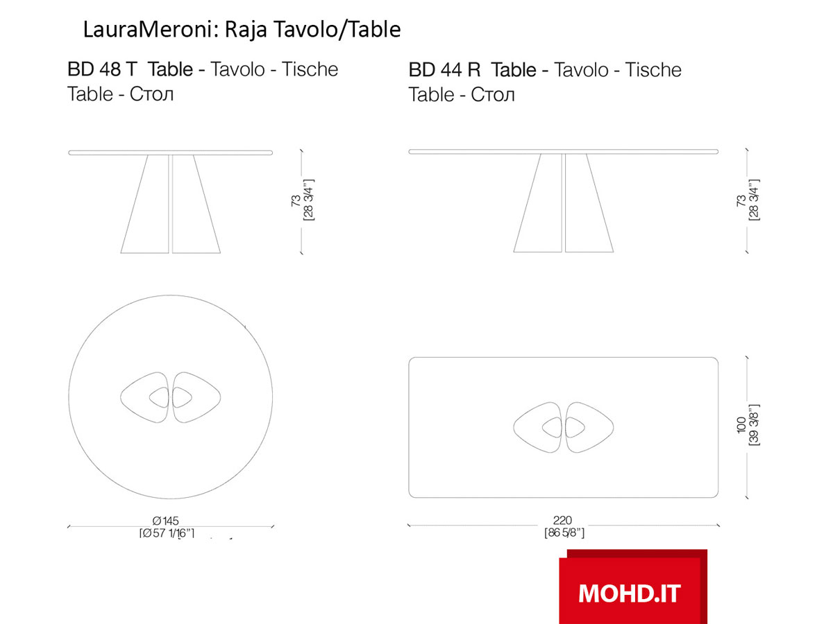 Стол Laurameroni Raja