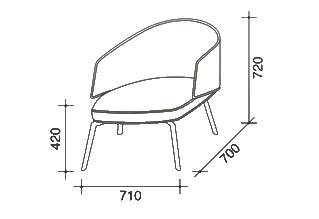 Lema Bice Lounge Chair