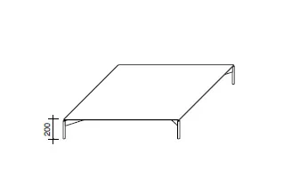 Lema Cruise Square Coffee Table V105