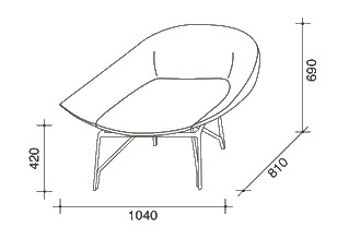 Lema Lennox Lounge Chair