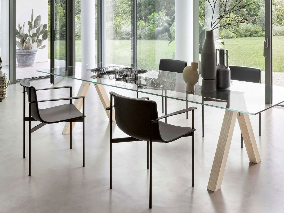 Lema Ombra Chair With Armrest Leather Super 2002