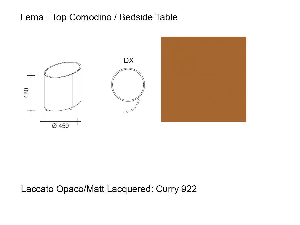 Lema Top Bedside Table Right Doorcurry 922