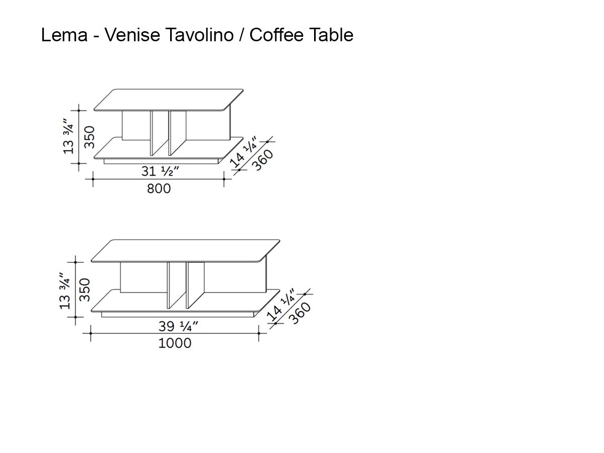 Lema Venise Coffee Table