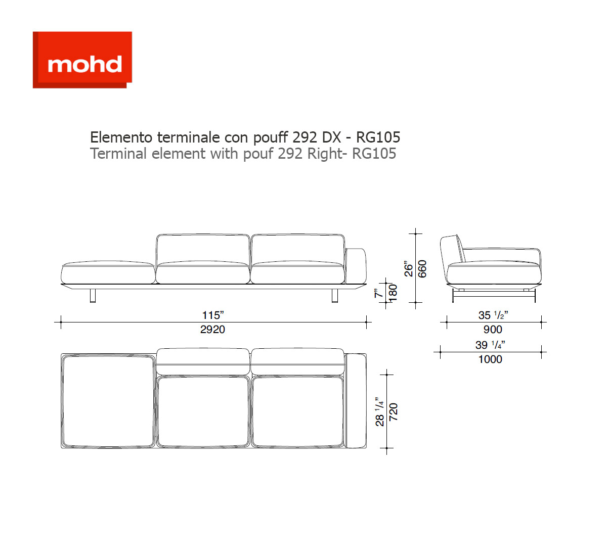 Lema Yard Sofa