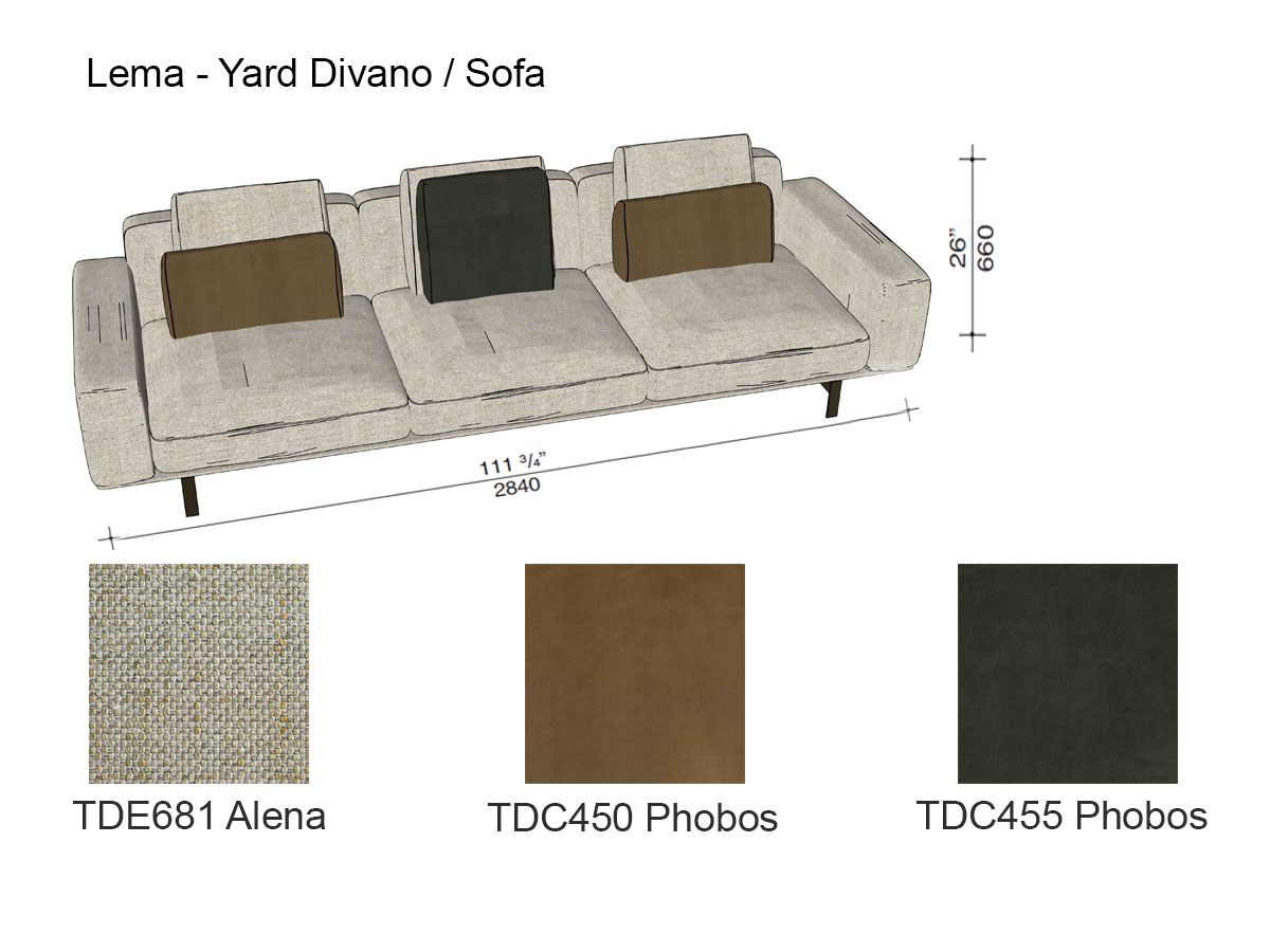 Lema Yard Sofa Tde681 Alena